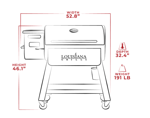 1000 Black Label Series Grill LG1000BL with WiFi Control