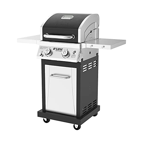 Nexgrill Deluxe 2Burner Propane Gas Grill with Foldable Side Tables